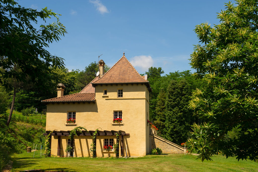 Typical house in the French Dordogne